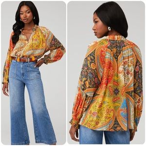 EUC Spell & the Gypsy Collective Kaleidoscope Belladonna Blouse